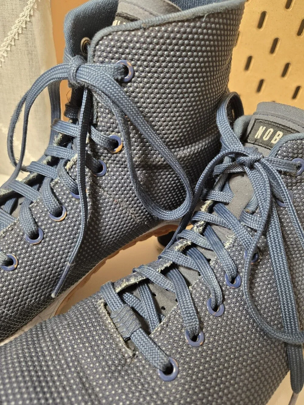 NOBULL Trainer High Top Sneakers Mens Size 12 Navy Blue CrossFit Training